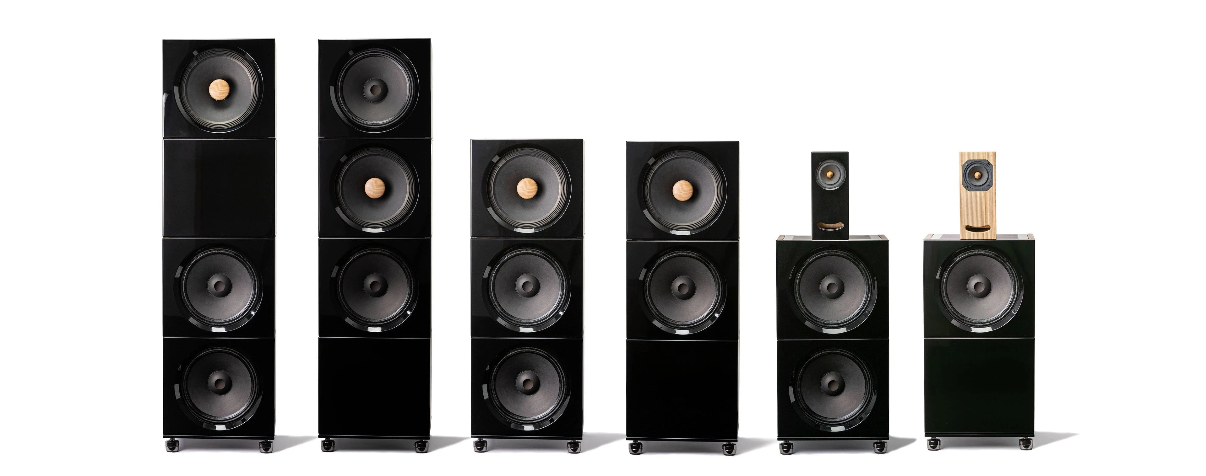 Comparison of all available Blocks set options displayed side by side, showcasing different configurations and finishes.