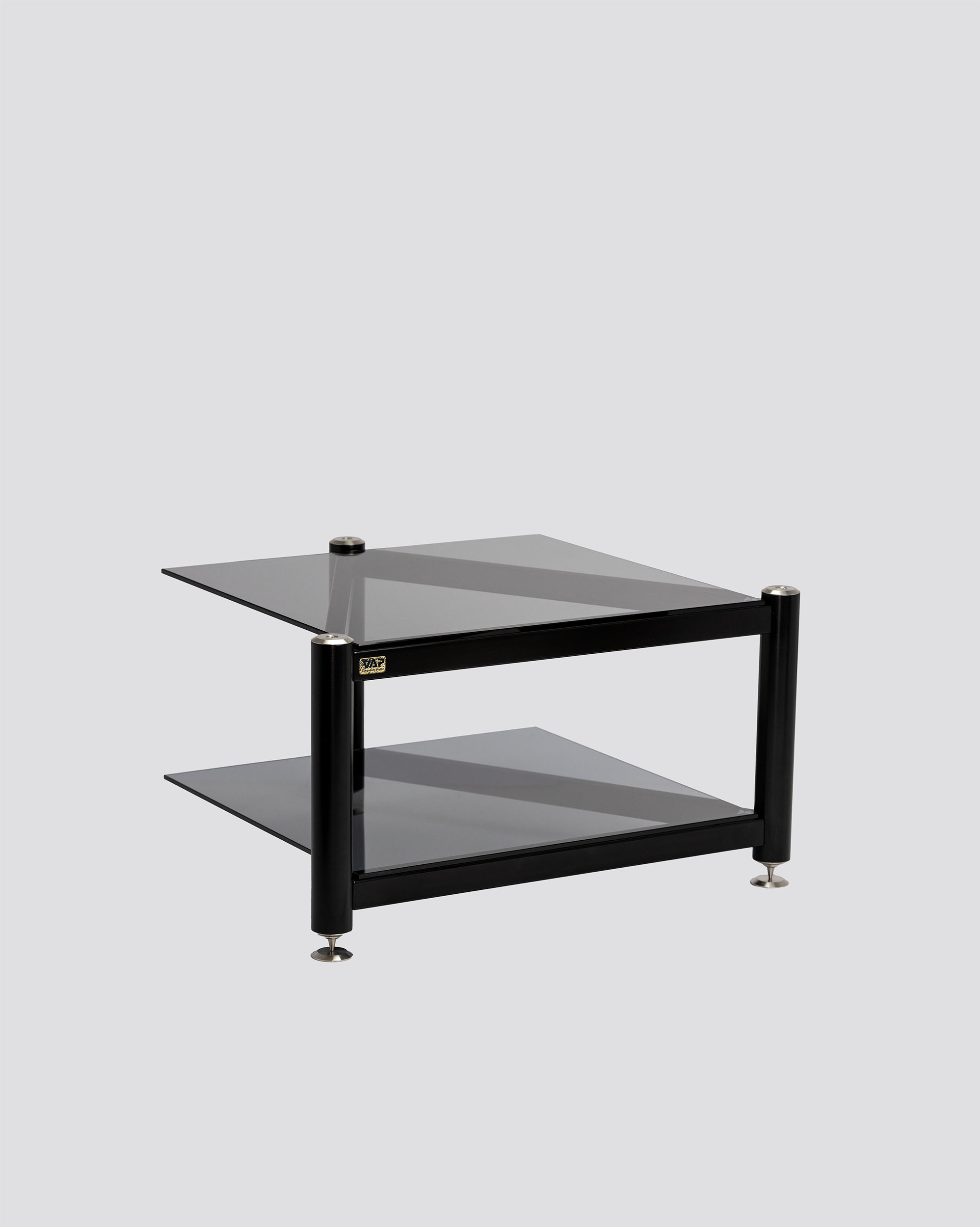 Racks AV VAP – Acier inoxydable et verre
