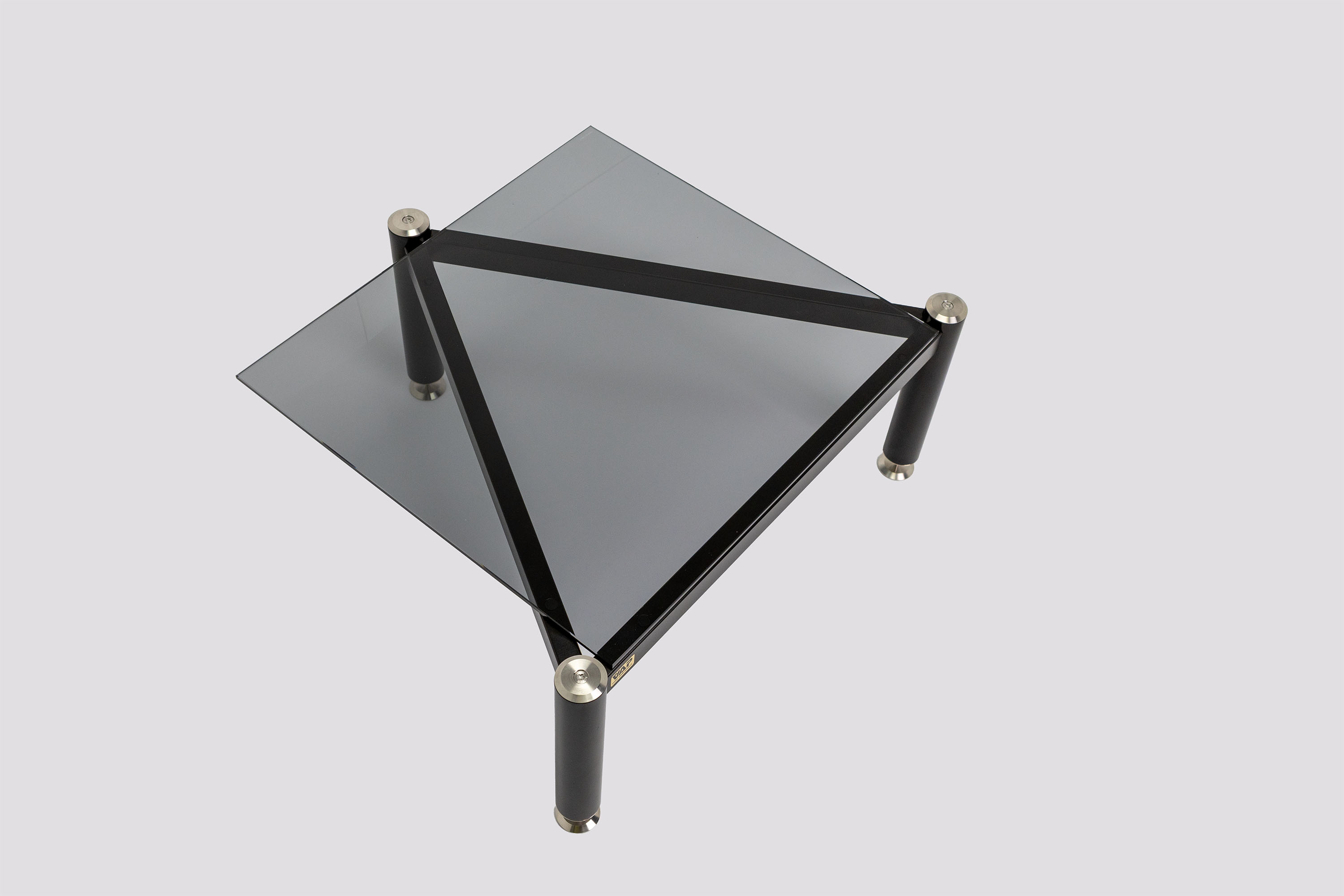 Racks AV VAP – Acier inoxydable et verre