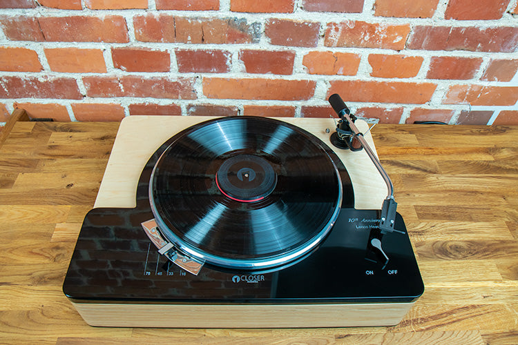 Lenco custom version turntable – high-end, bespoke design with premium materials, delivering exceptional sound quality and style.