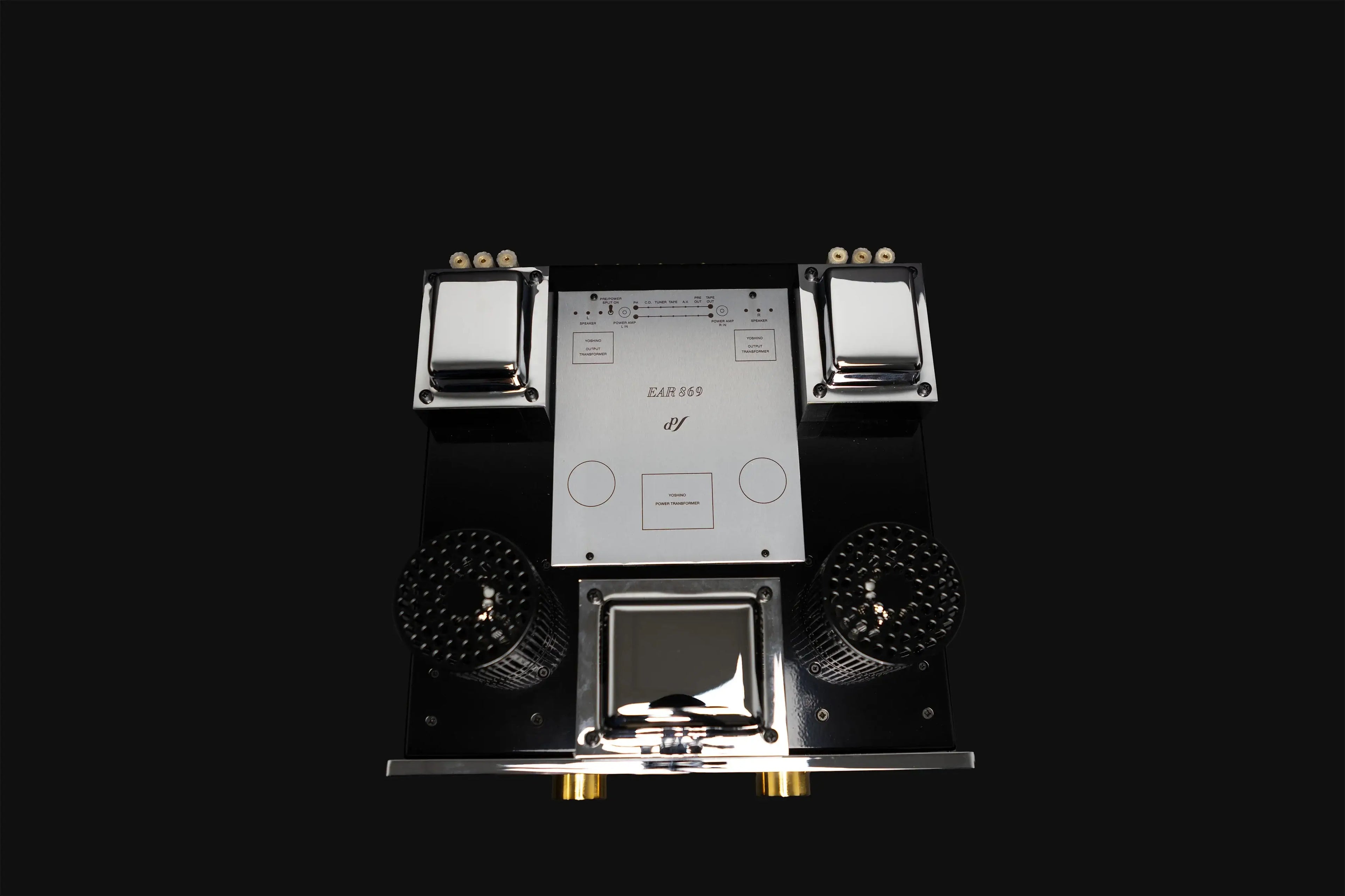 Top view of the Amplifier Ear Yoshino Ear 869 showcasing its elegant design