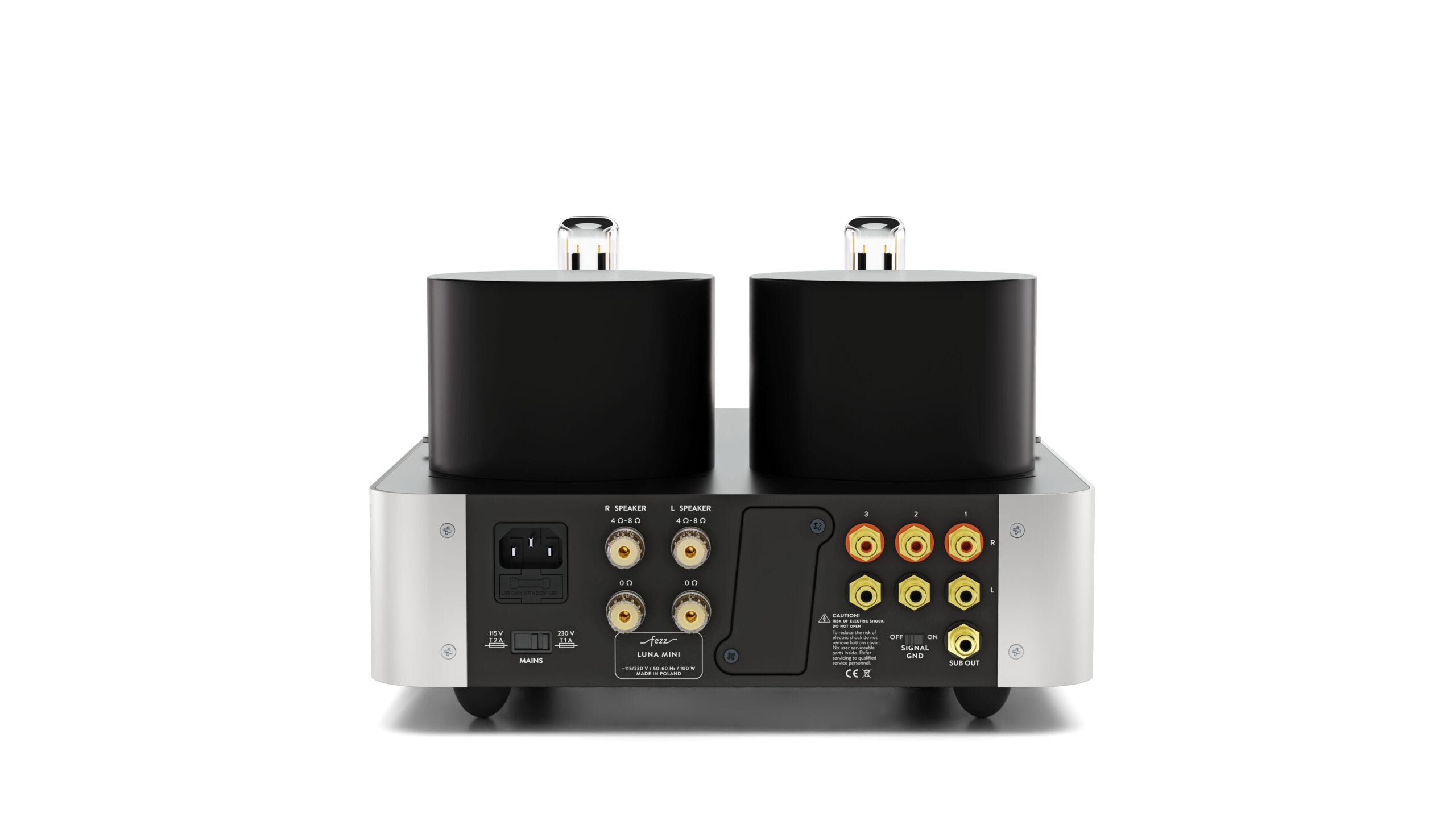 Audio Set Speakers Closer Acoustics OGY Oak + Tube Amplifier Fezz Luna Mini