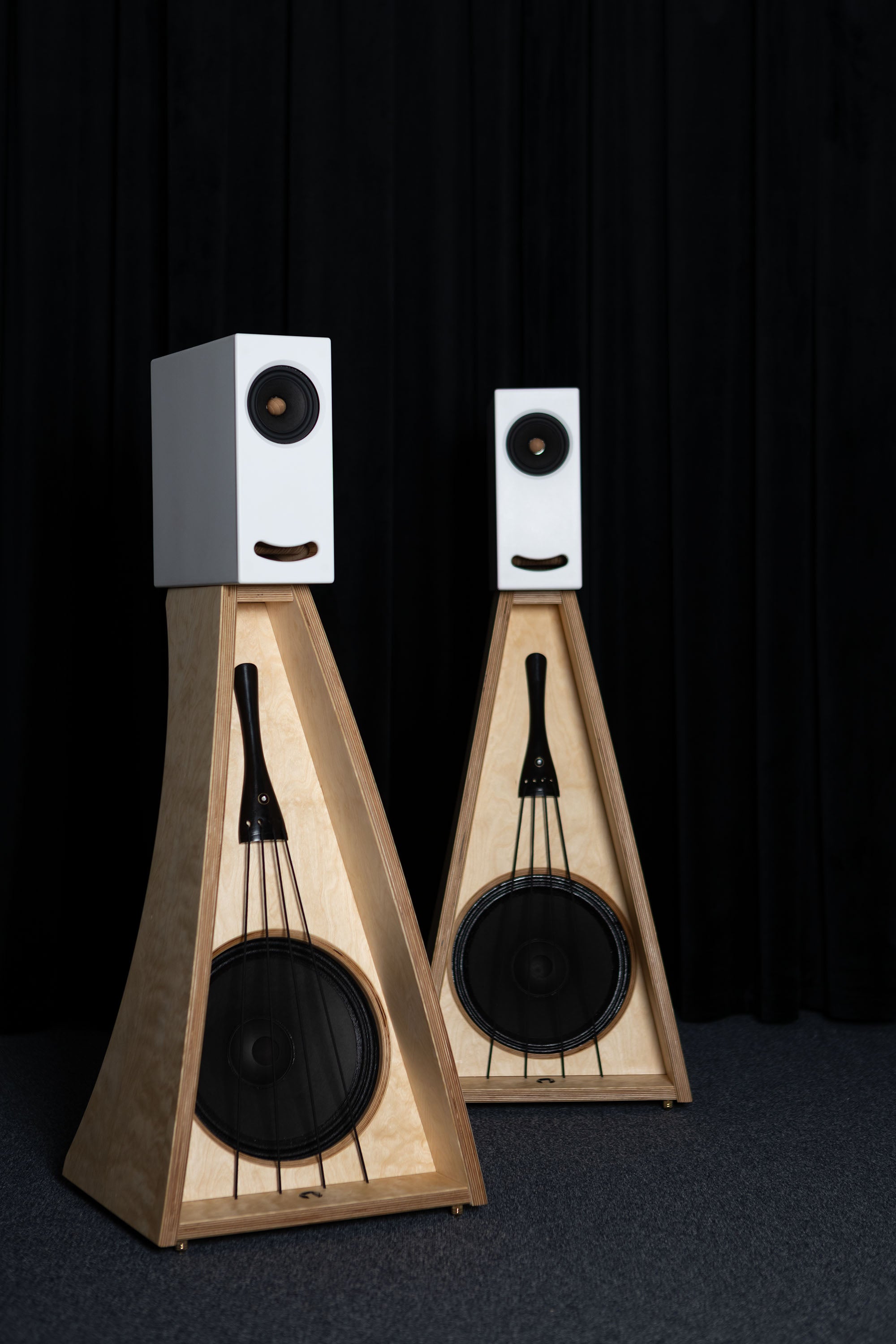 Closer Acoustics The Full OGY Loudspeaker Set - Pair - Plywood/White