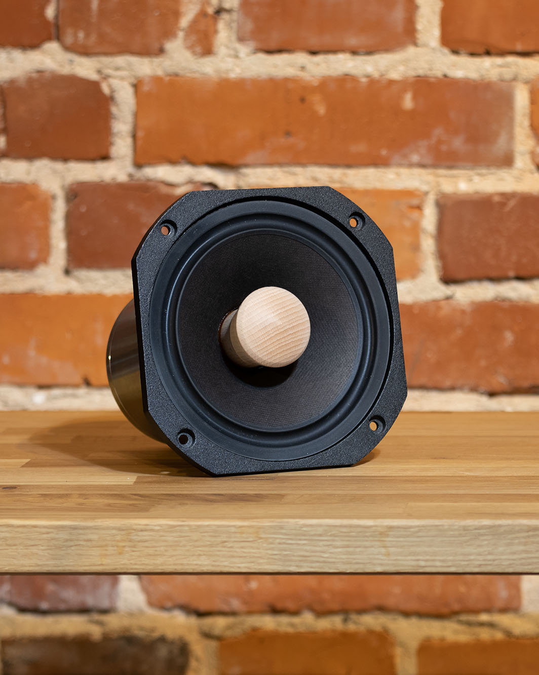 Front view of the EMS LB7 EX (Field Coil) bass drivers – pair, showcasing their high-performance design and field coil technology for superior bass reproduction