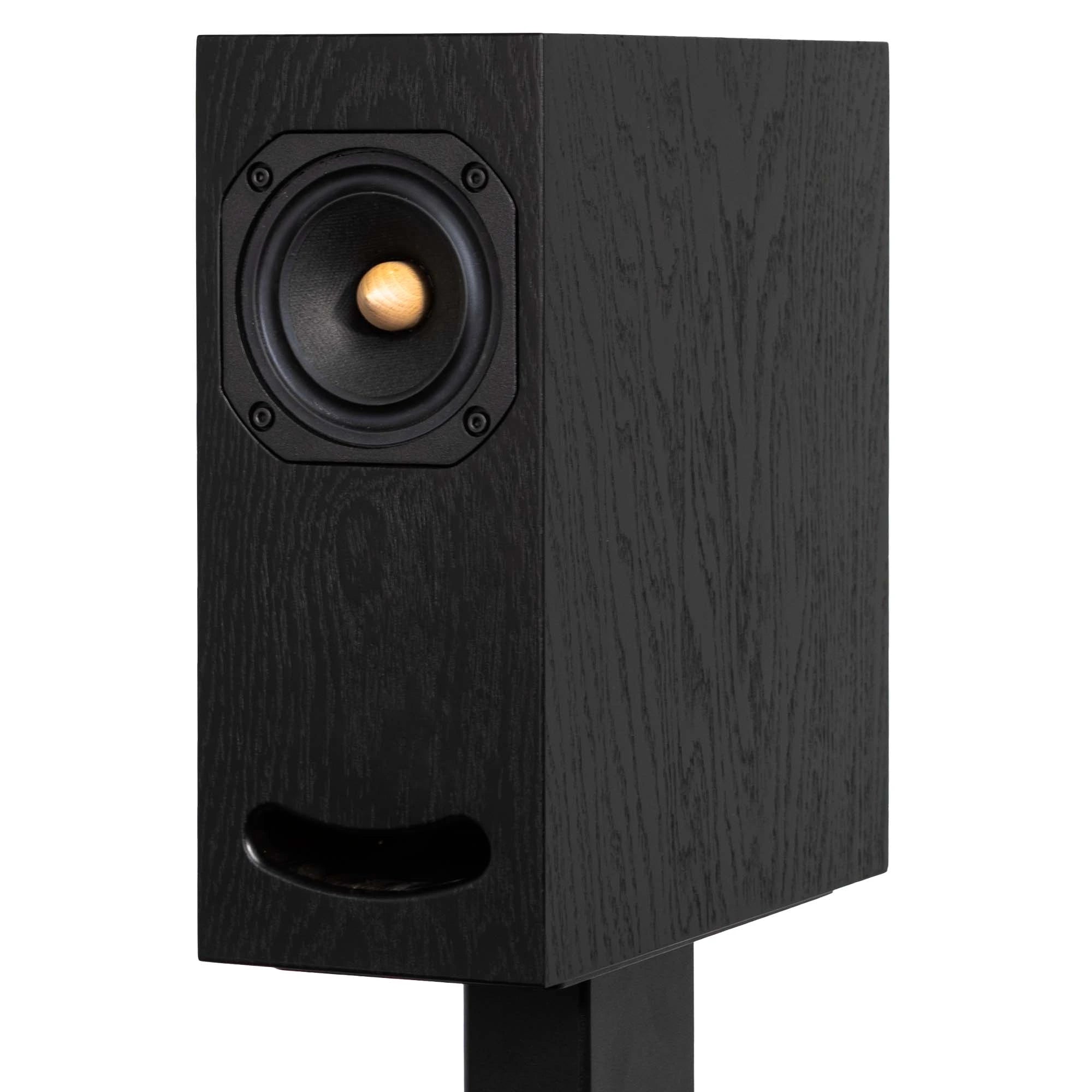 Audio Set Speakers Closer Acoustics OGY Oak Black + Tube Amplifier Fezz Luna Mini
