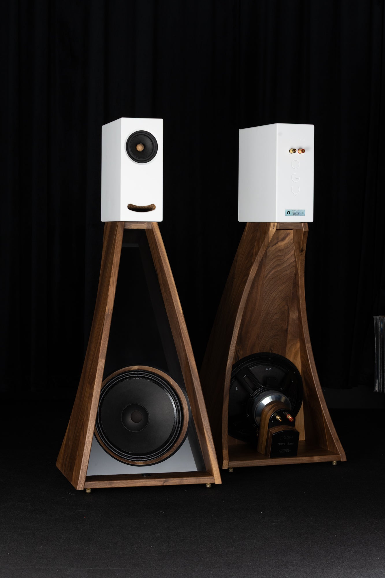 Closer Acoustics OGY Bass – Série Artisan : Noyer américain massif - paire