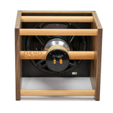 Closer Acoustics OKHO speaker rear view – clean panel with visible connections and premium build for optimal sound performance