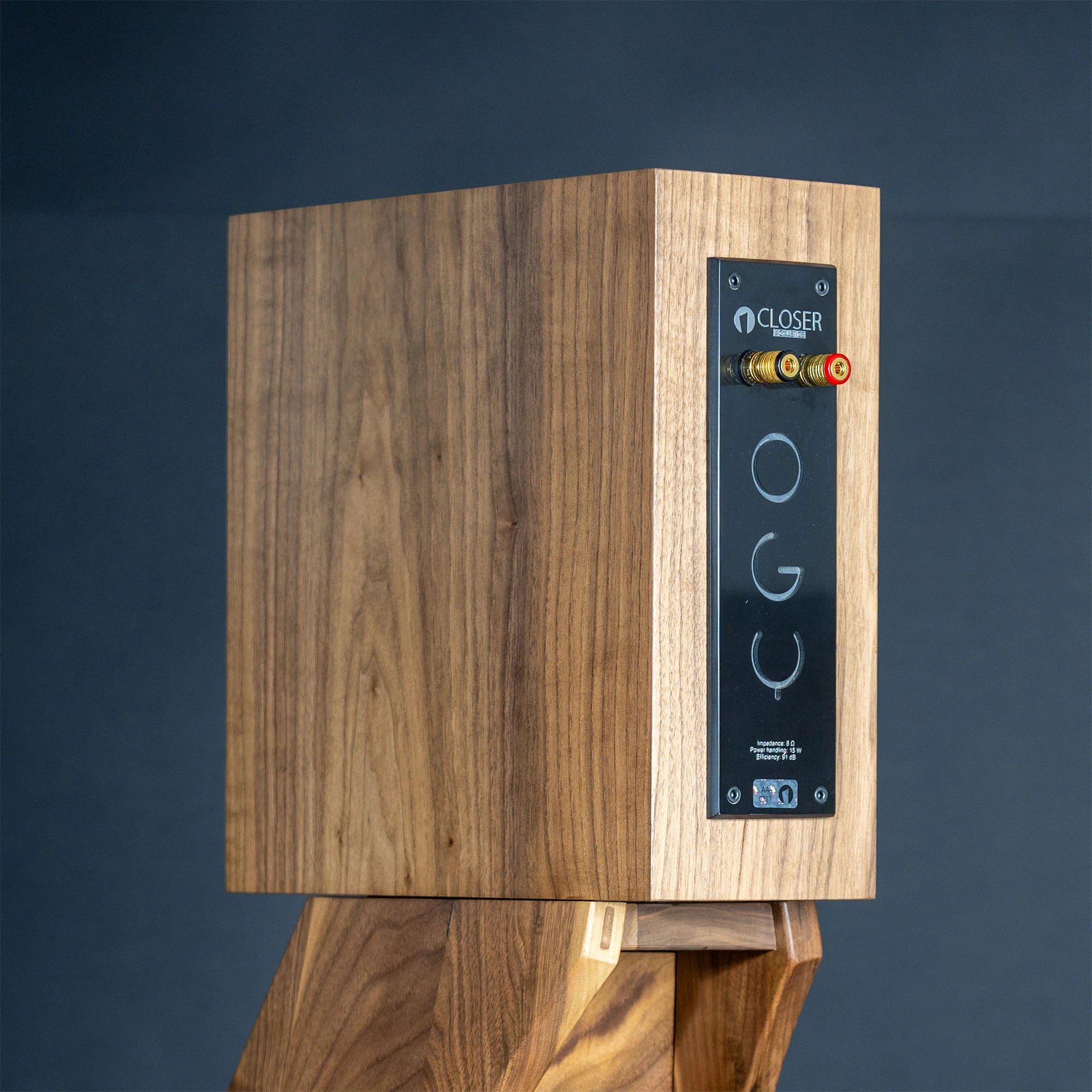 Enceintes bibliothèque Closer Acoustics OGY -paire- finition contreplaqué bouleau