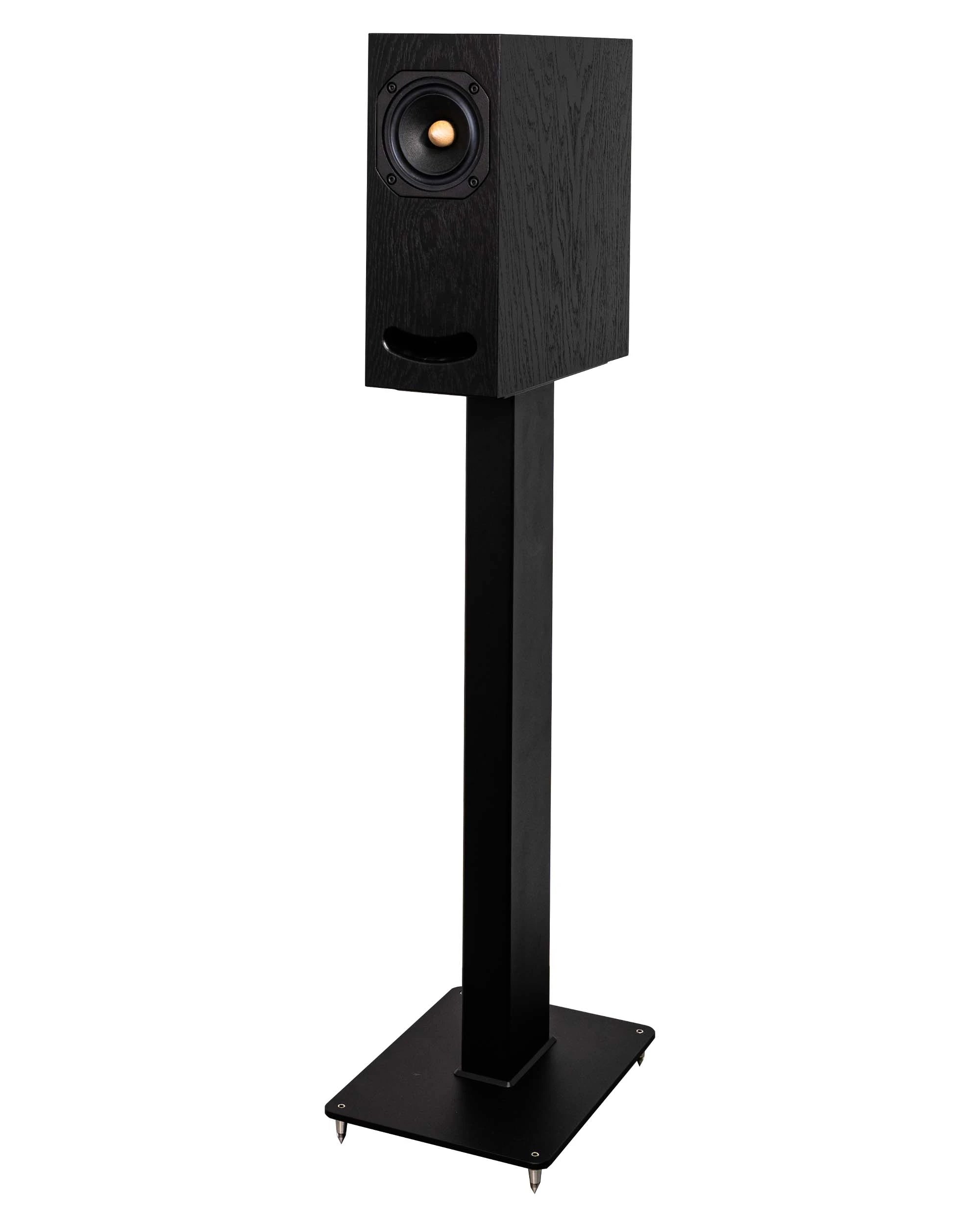 Audio Set Speakers Closer Acoustics OGY Oak Black + Tube Amplifier Fezz Luna Mini