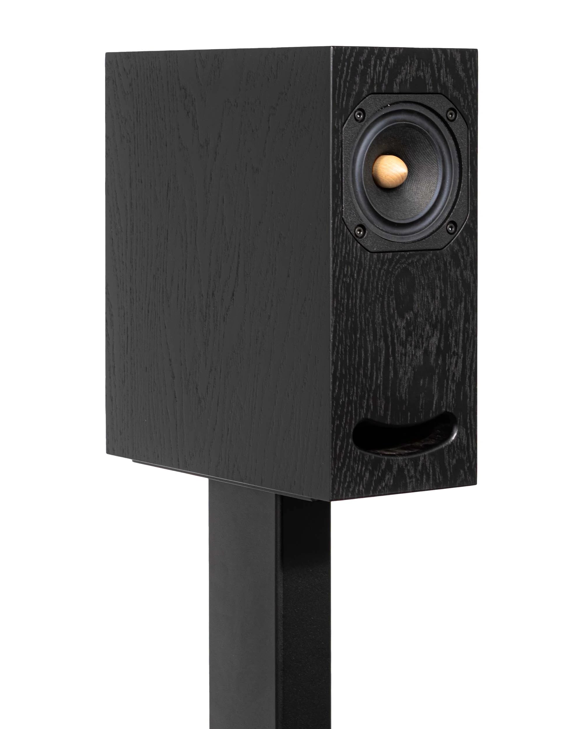 Audio Set Speakers Closer Acoustics OGY Oak Black + Tube Amplifier Fezz Luna Mini