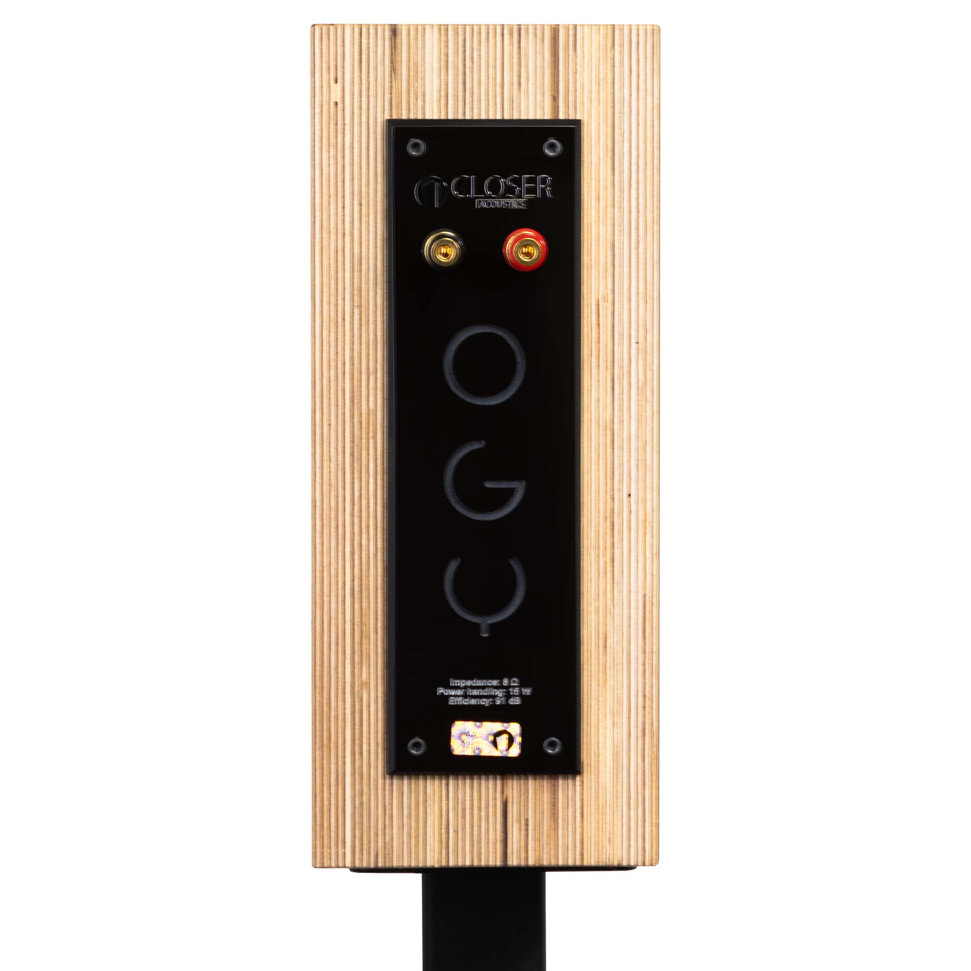 Enceintes de bibliothèque Closer Acoustics OGY - Paire - Contreplaqué/Placage Wengé