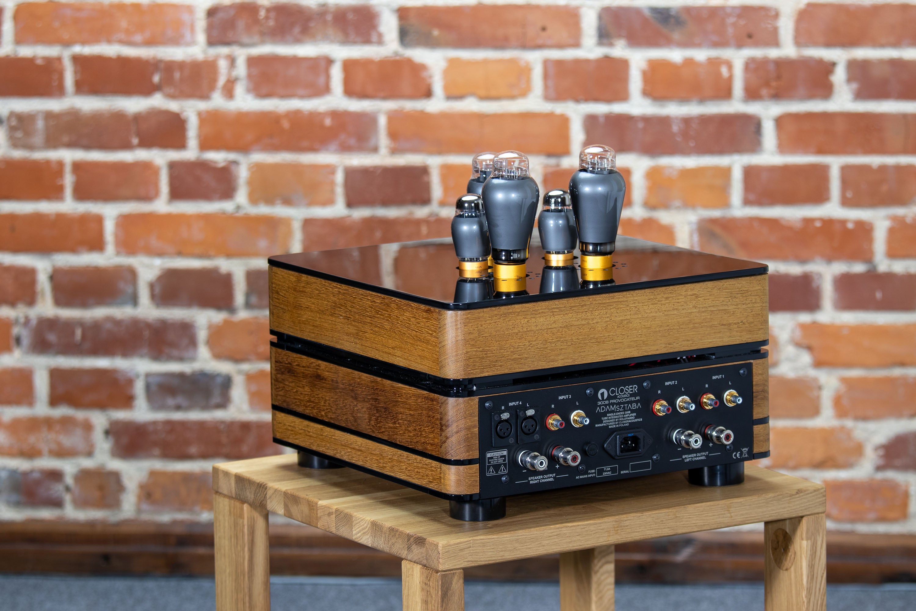 Back of 300B Provocateur on table – detailed craftsmanship
