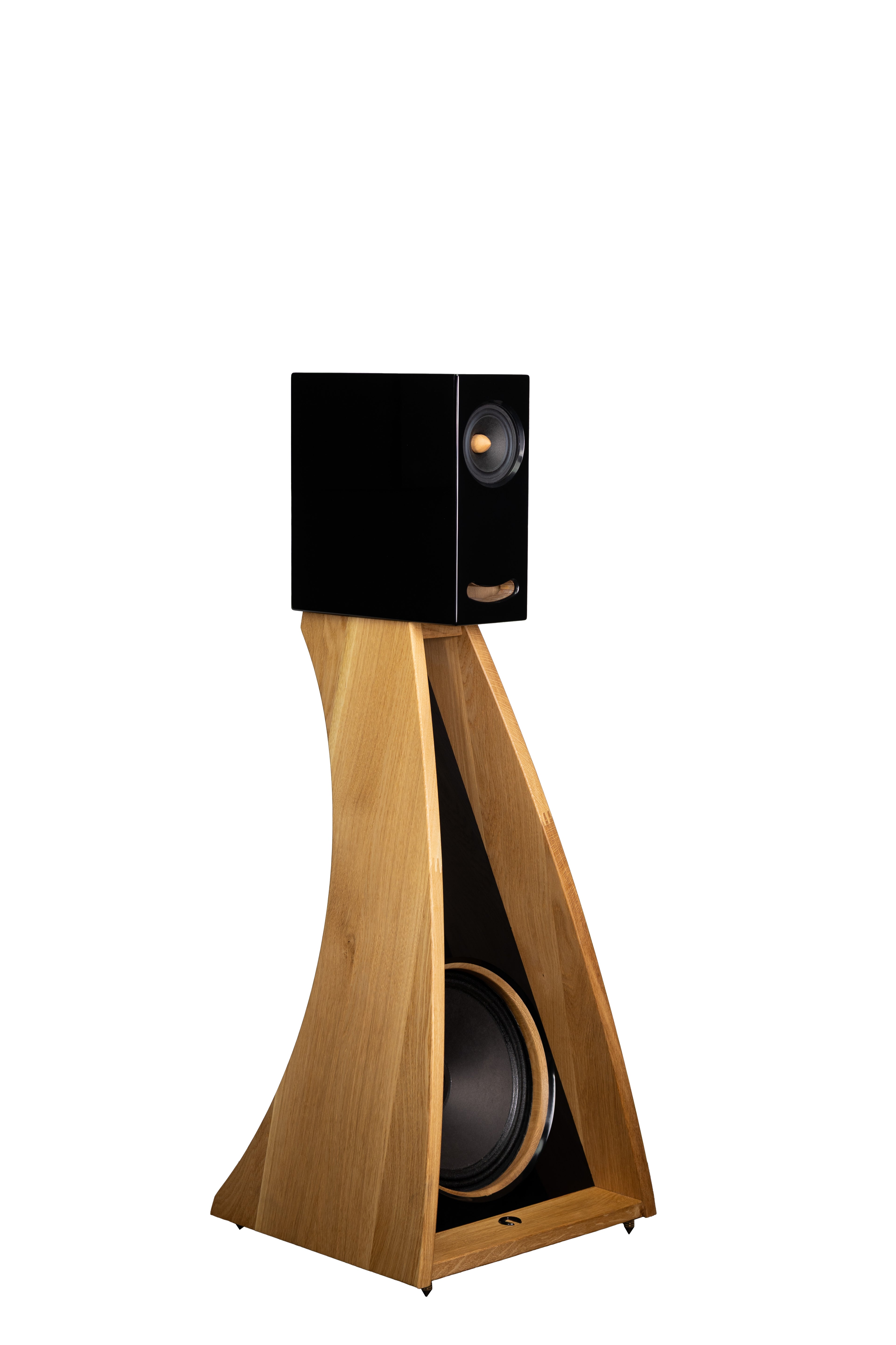 Closer Acoustics The Full OGY Loudspeaker Set - Pair - Solid Oak/Black