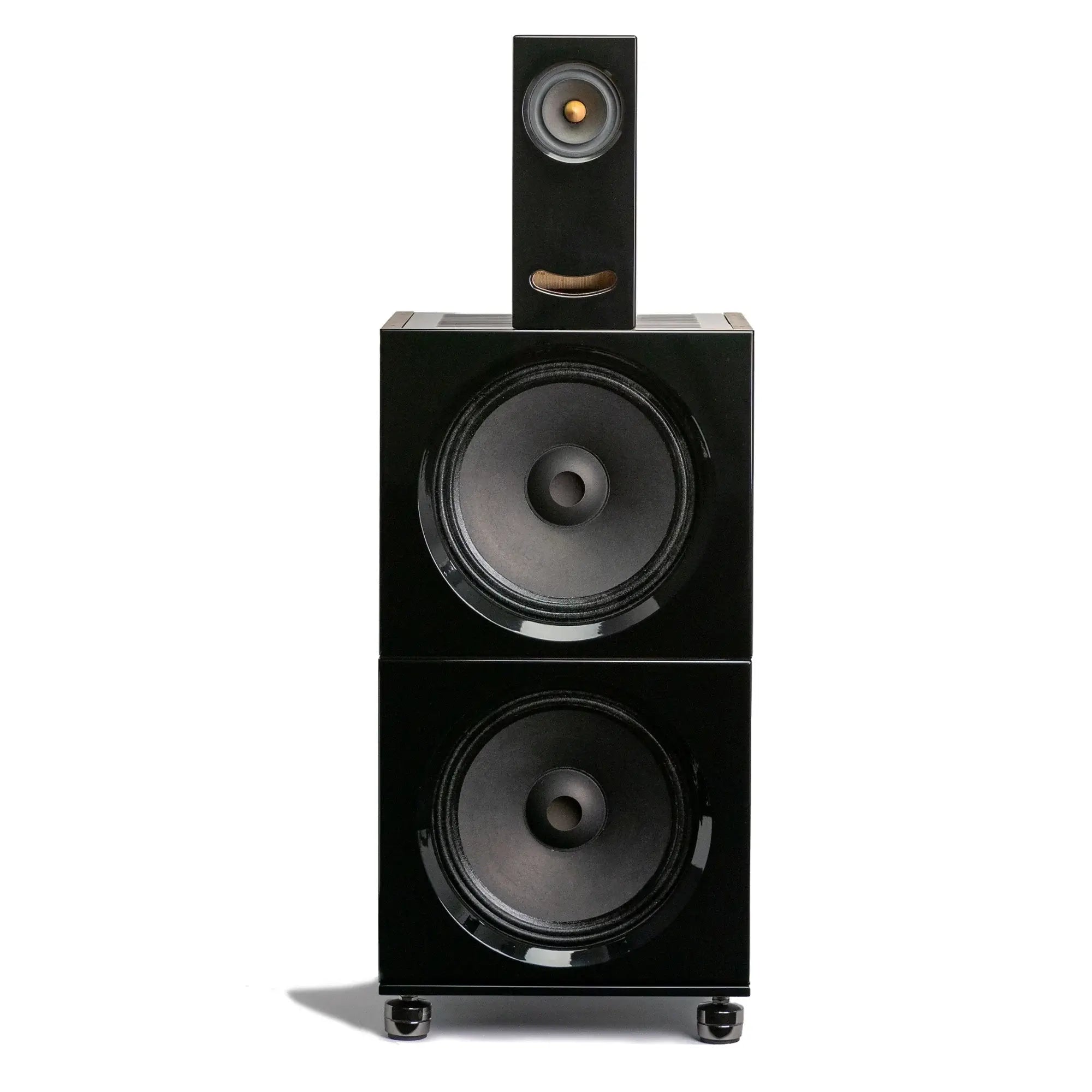 Closer Acoustics BLOCKS Speaker System – set featuring 2x BOB and OGY speakers in black, designed for audiophiles seeking high-end audio performance