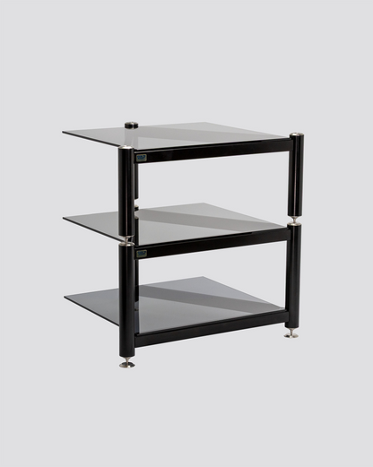 Racks AV VAP – Acier inoxydable et verre