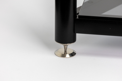 Racks AV VAP – Acier inoxydable et verre