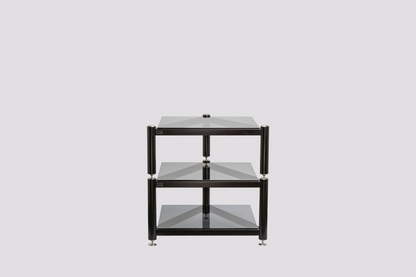 Racks AV VAP – Acier inoxydable et verre