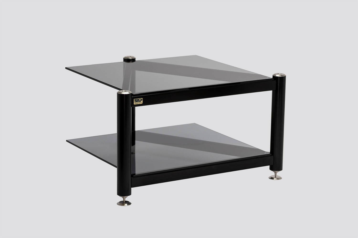 Racks AV VAP – Acier inoxydable et verre