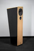 Closer Acoustics Adam floorstanding speaker – profile view highlighting the sleek, tall design and precision craftsmanship for superior sound reproduction