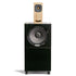 Closer Acoustics BLOCKS Speaker System in black with plywood detailing – showcasing the stylish and modern design of the complete set