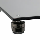 Closer Acoustics Loudspeakers Platform – close-up of ISO Acoustics Gaia III anti-vibration foot, showcasing the premium quality and precise engineering for enhanced sound isolation