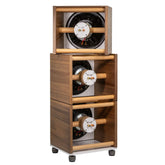 Closer Acoustics speaker rear panel with one inverted driver – highlighting unique design and premium materials for improved acoustics