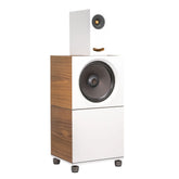 Closer Acoustics BLOCKS Speaker System – full system shot with white speaker finishes for a premium look