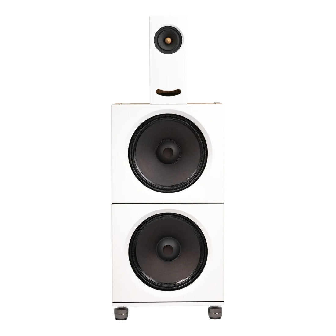 Closer Acoustics BLOCKS Speaker System – complete set featuring 2x BOB and OGY speakers in white finish, delivering premium sound quality