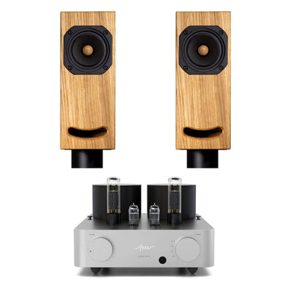 Audio Set Speakers Closer Acoustics OGY Oak +  Tube Amplifier Fezz Luna Mini