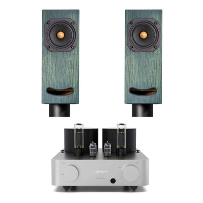 Audio Set Speakers Closer Acoustics OGY Oak Fern +  Tube Amplifier Fezz Luna Mini