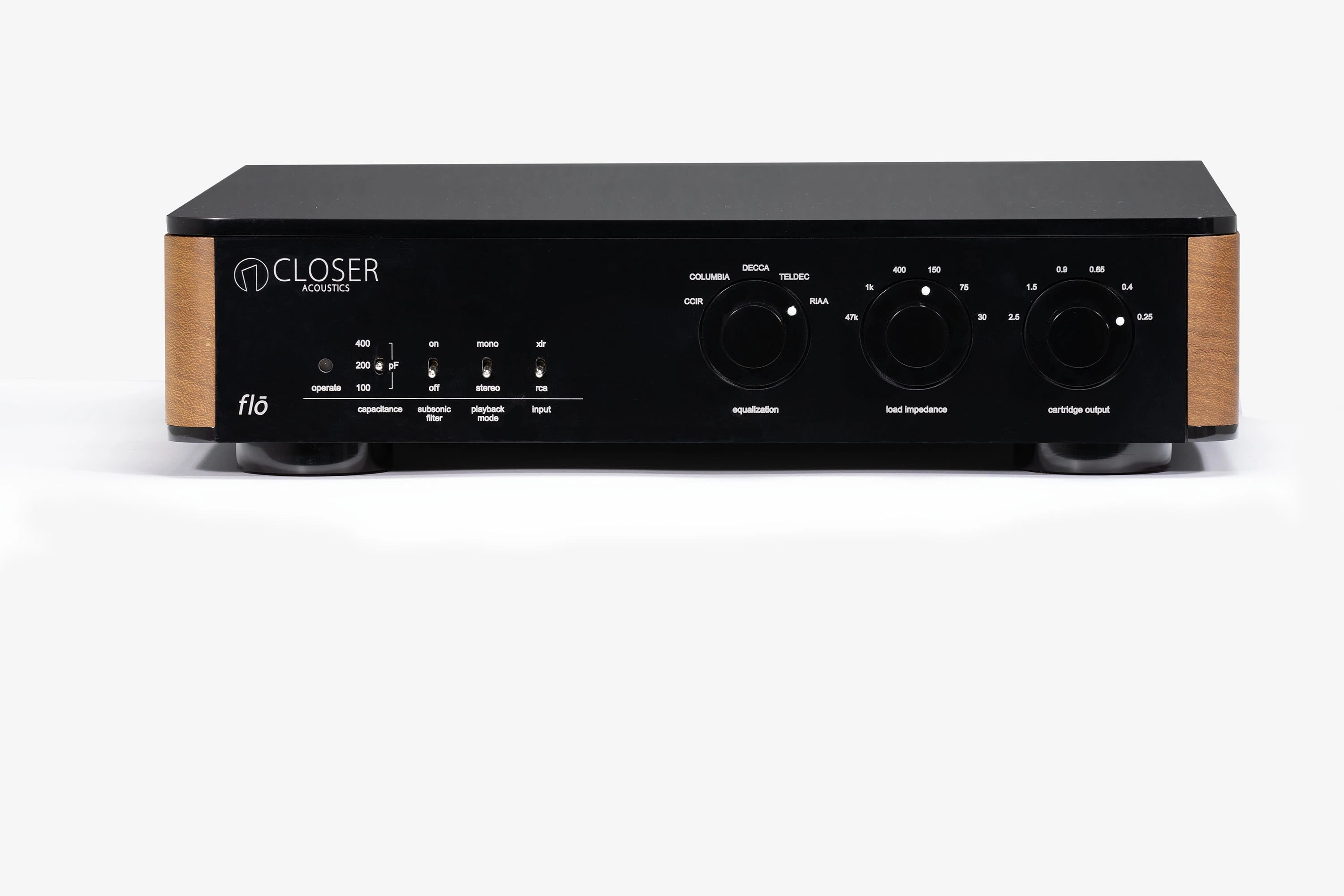phono preamplifier iron finish frot