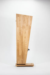 Closer Acoustics Forlane – angled profile view showing smooth corners and elegant structure