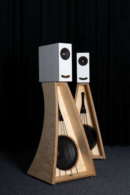 Closer Acoustics The Full OGY Loudspeaker Set - Pair - Plywood/White
