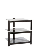 Complete view of VAP AV rack set showing design and materials