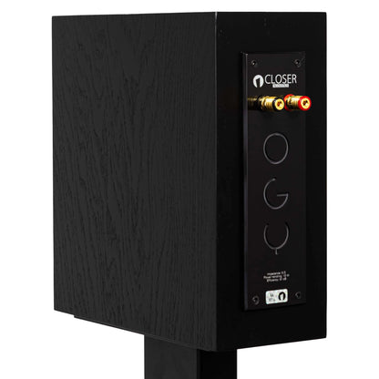 Closer Acoustics OGY bookshelf loudspeakers -pair- OAK veneer painted black