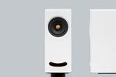 Closer Acoustics OGY Black Corian bookshelf speakers – sleek design with premium finish - close-up