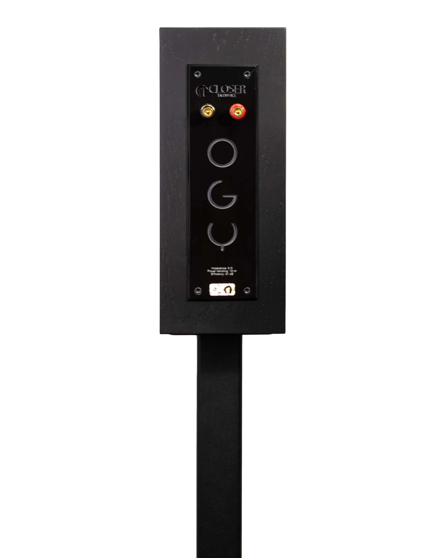Closer Acoustics OGY bookshelf loudspeakers -pair- OAK veneer painted black