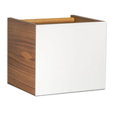 Closer Acoustics BLANK speaker in white – front view showcasing minimalist design and premium craftsmanship for exceptional sound
