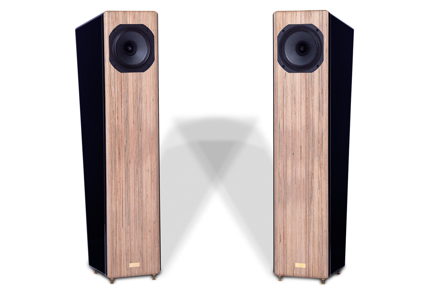 Closer Acoustics Allegra Classic loudspeakers – pair – full view displaying the refined design and premium materials used
