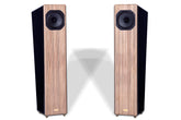 Closer Acoustics Allegra Classic loudspeakers – pair – full view displaying the refined design and premium materials used